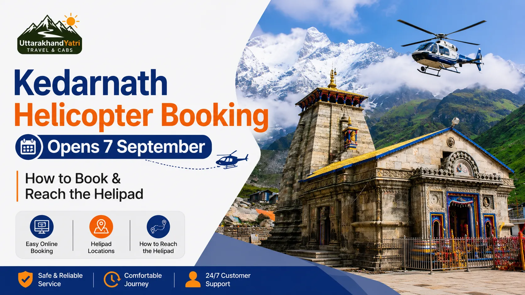 Kedarnath Helicopter Booking Opens 7 September: How to Book & Reach the Helipad