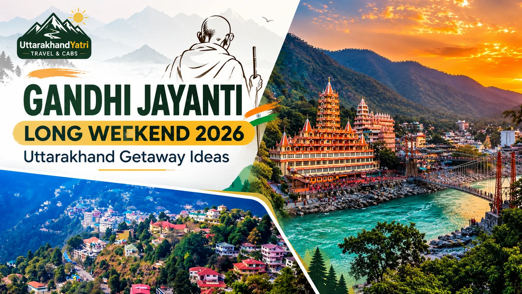 Gandhi Jayanti Long Weekend (1-4 Oct): Best Quick Getaways in Uttarakhand